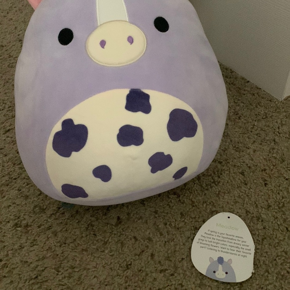 Meadow the purple horse squishmallow 11inch